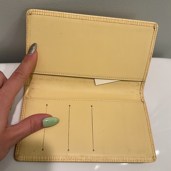 Louis Vuitton Epi Yellow Checkbook Holder - Picture 3 of 13